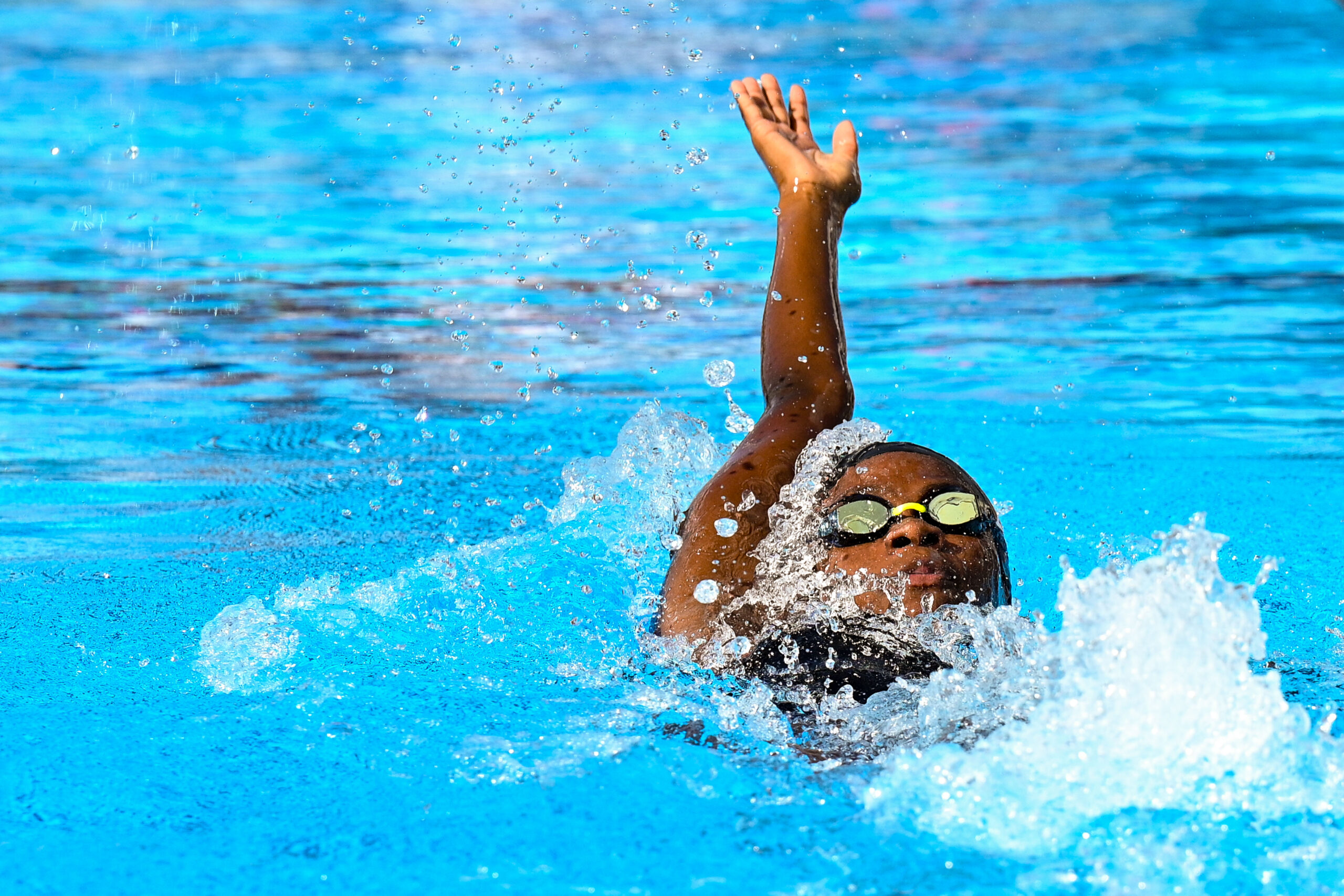 Morganne Young won the 100 backstroke and the 100 fly.