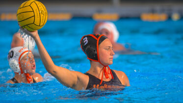 High School Students playing Water Polo